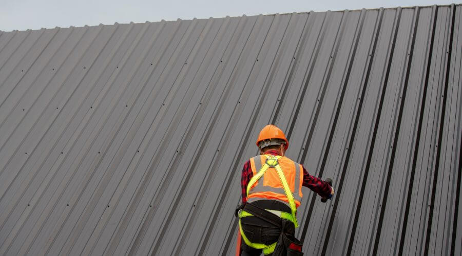 Professional metal roof installation services in McLeod, TX